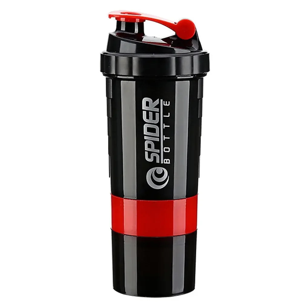 Botella Shaker Deportiva para Proteínas de 3 capas - Gym, Fitness y Entrenamiento - Productivity Weight